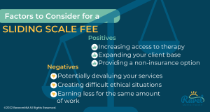 How to Set a Sliding-scale Therapy Session Rate